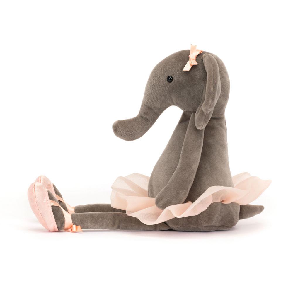 Selva Y Safari Jellycat Dancing Darcey Elephant 33cm x 9cm x 8cm Gris  Ecuador |  OPMXN7201