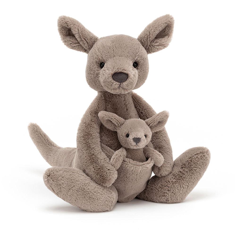 Selva Y Safari Jellycat Kara Kangaroo 36cm x 13cm x 32cm Marrones  Ecuador |  WOSUE4372