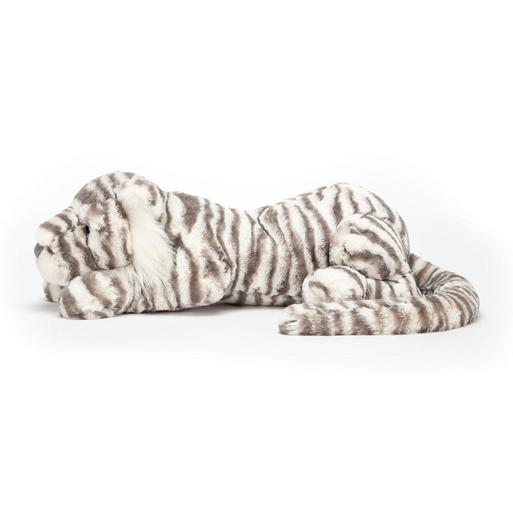 Selva Y Safari Jellycat Sacha Snow Tiger 13cm x 14cm x 36cm Blancas  Ecuador |  IDNFA6205