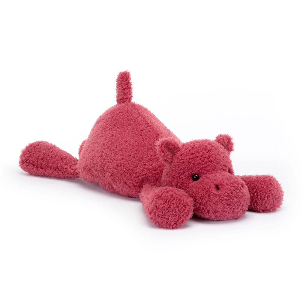 Selva Y Safari Jellycat Splootie Hippo 16cm x 18cm x 42cm Rosas  Ecuador |  VPDYF9860