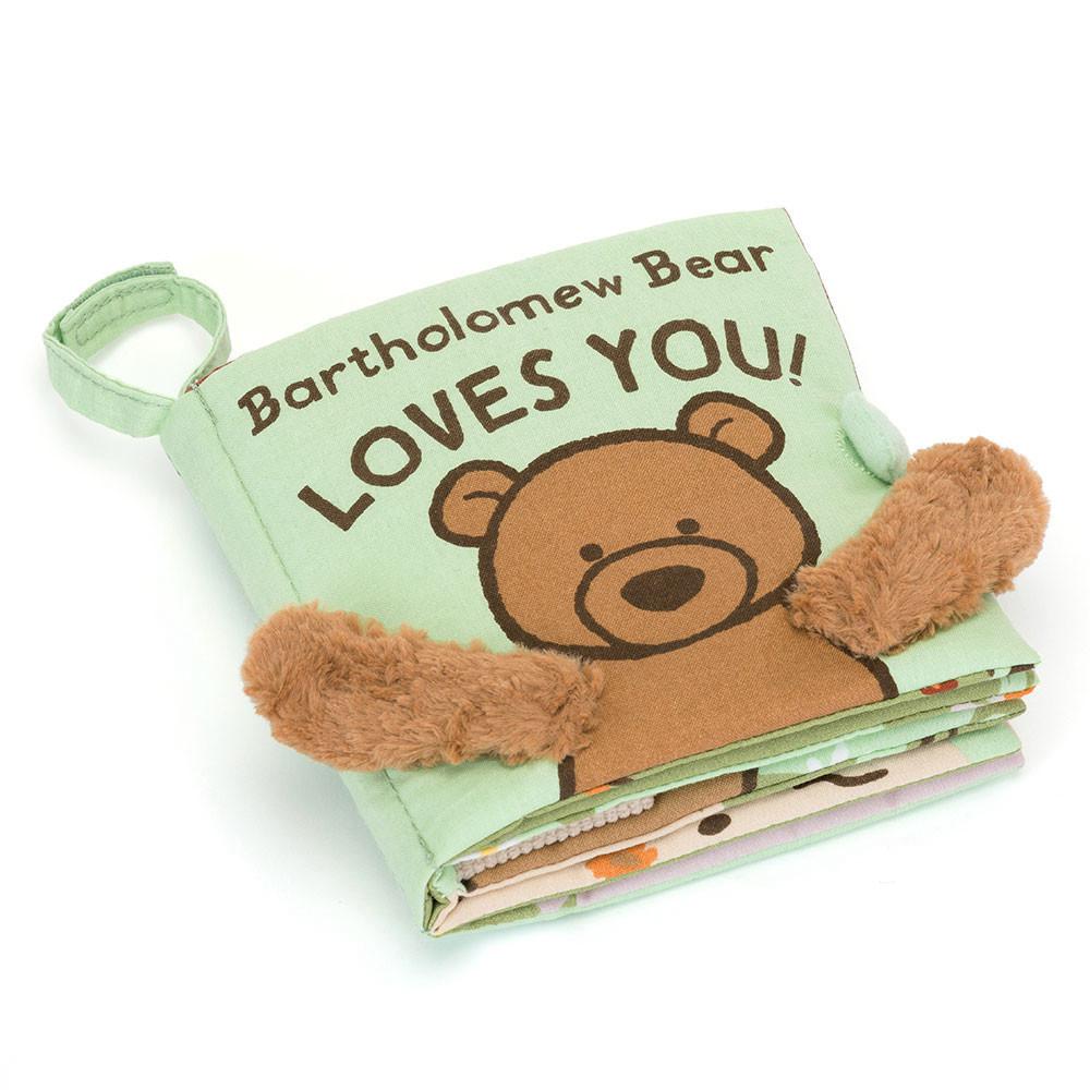 Soft Books Jellycat Bartholomew Bear Loves You Book 15cm x 15cm x 5cm Marrones  Ecuador |  DWAPY6273