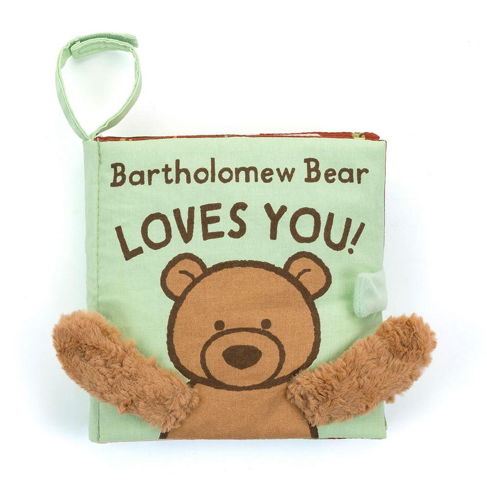 Soft Books Jellycat Bartholomew Bear Loves You Book 15cm x 15cm x 5cm Marrones  Ecuador |  DWAPY6273