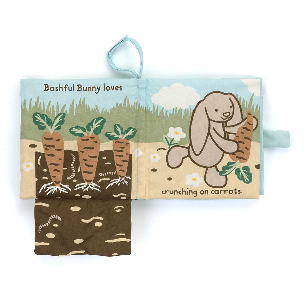 Soft Books Jellycat Bashful Bunny Loves You Book 15cm x 15cm x 5cm Beige  Ecuador |  HSMWC8617