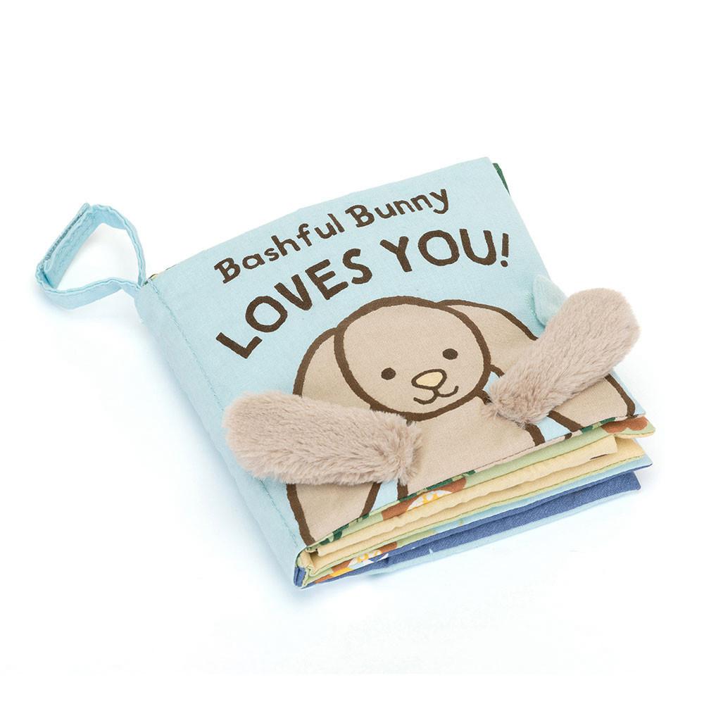 Soft Books Jellycat Bashful Bunny Loves You Book 15cm x 15cm x 5cm Beige  Ecuador |  HSMWC8617