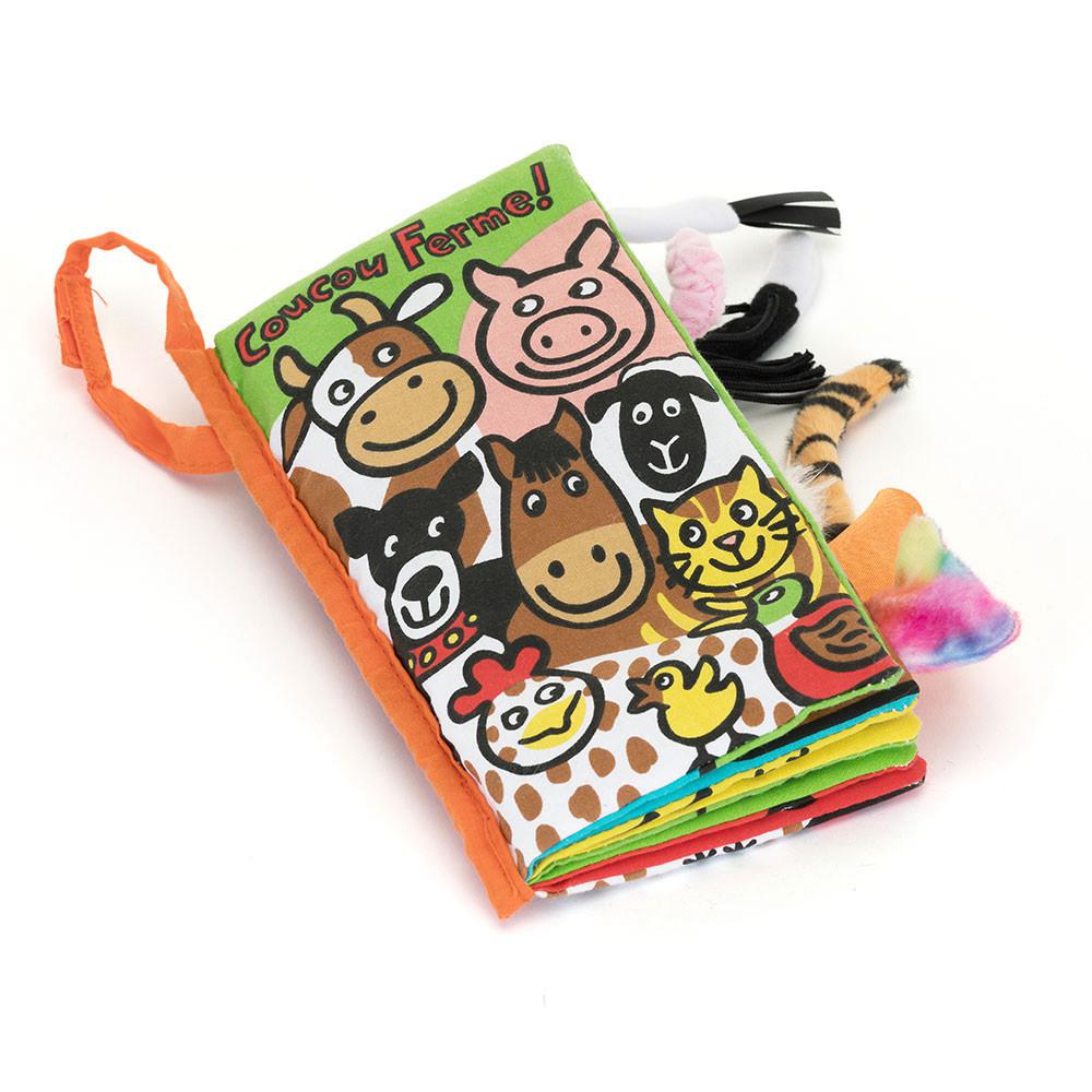 Soft Books Jellycat Coucou Ferme 22cm x 13cm x 5cm Verde  Ecuador |  KOEBL0761