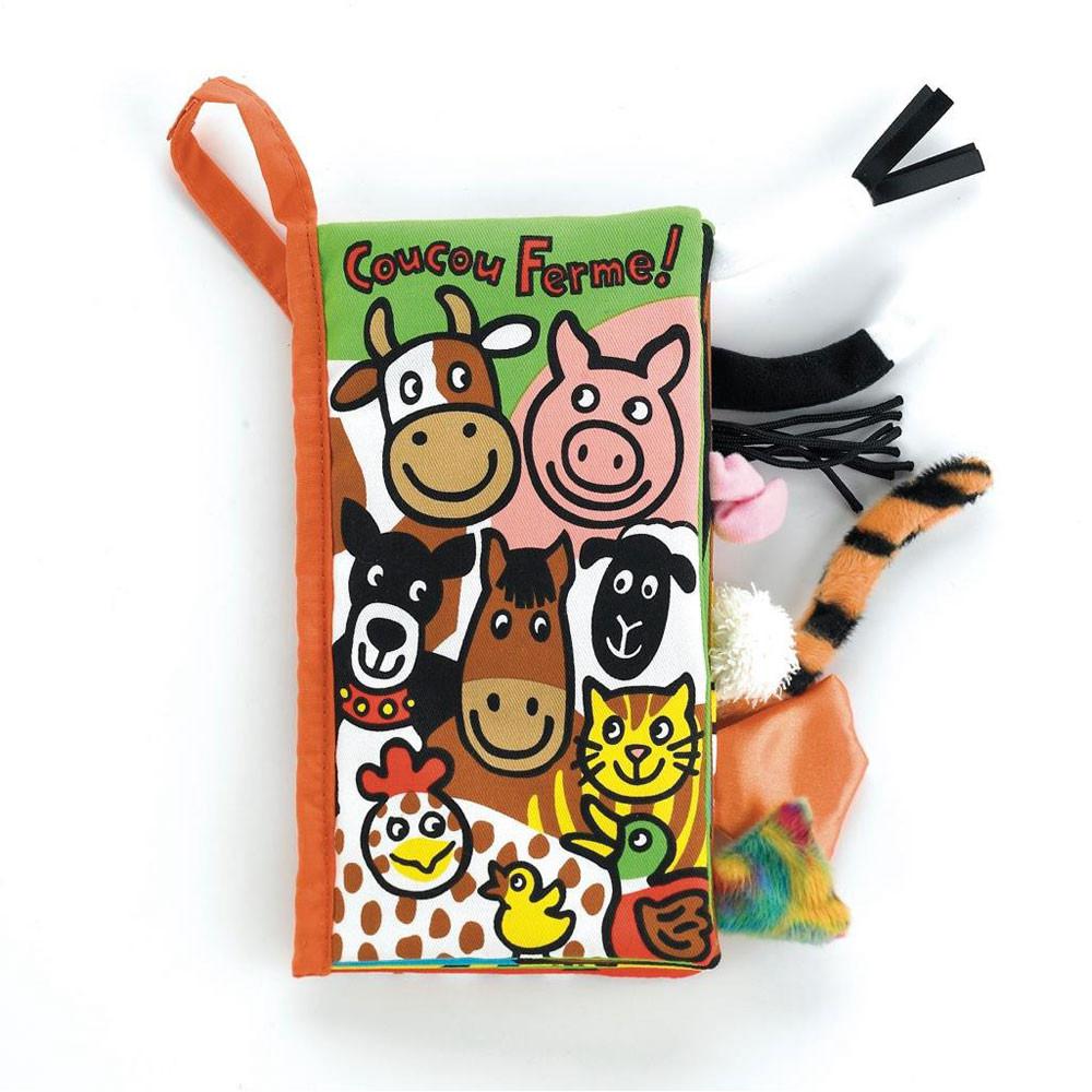 Soft Books Jellycat Coucou Ferme 22cm x 13cm x 5cm Verde  Ecuador |  KOEBL0761