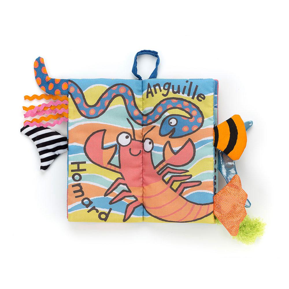 Soft Books Jellycat Coucou Mer 22cm x 13cm x 5cm Azules  Ecuador |  KAVPT7603