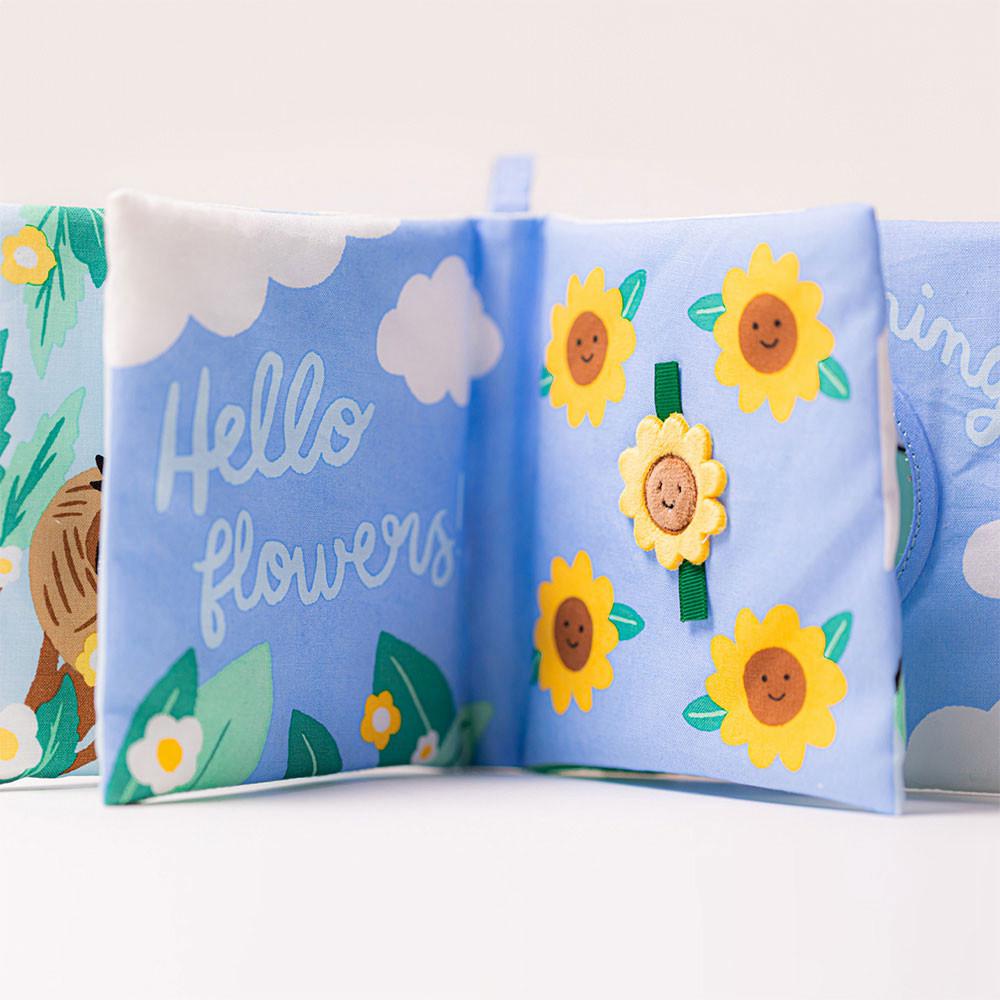 Soft Books Jellycat Hello Sun Fabric Book 18cm x 18cm x 5cm Amarillo  Ecuador |  TINPA7596