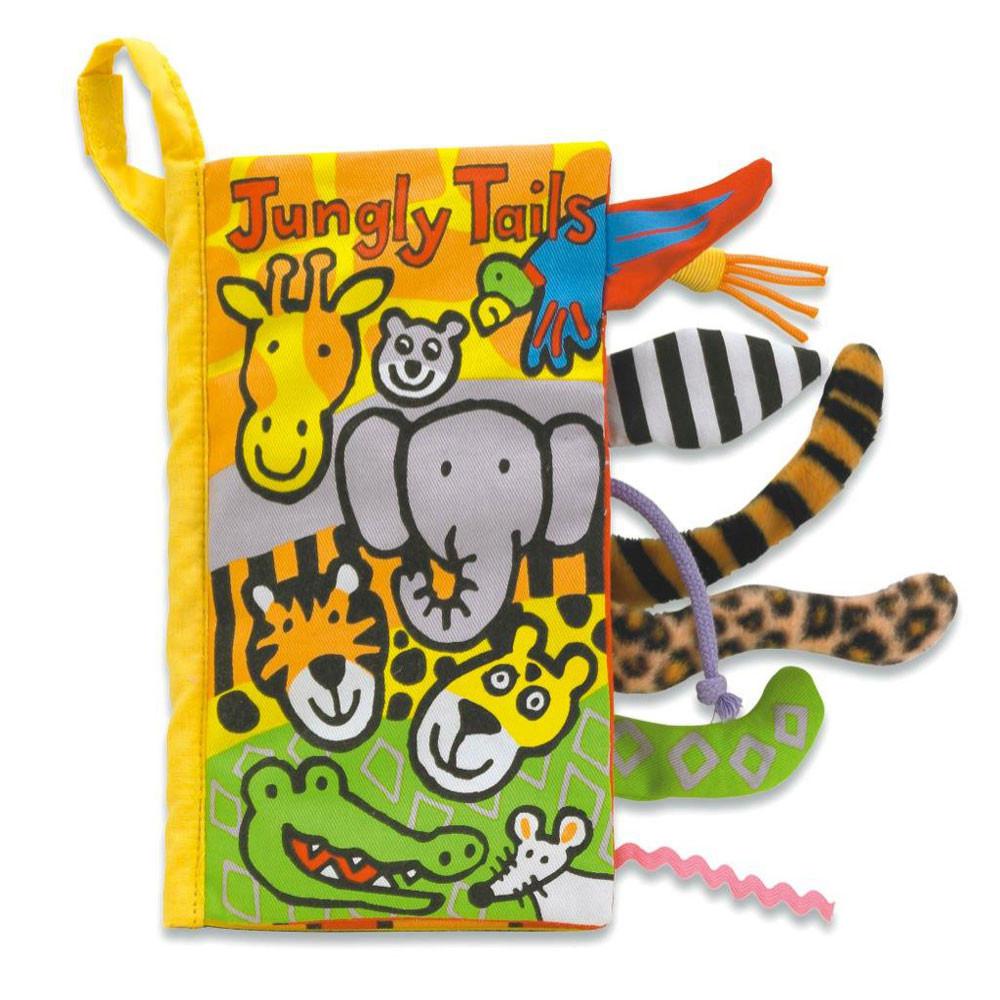 Soft Books Jellycat Jungly Tails Activity Book 22cm x 13cm x 5cm Amarillo  Ecuador |  JQDXL0162