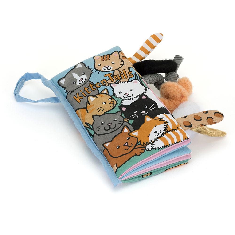 Soft Books Jellycat Kitten Tails Activity Book 22cm x 13cm x 5cm Azules  Ecuador |  DHLOK8451