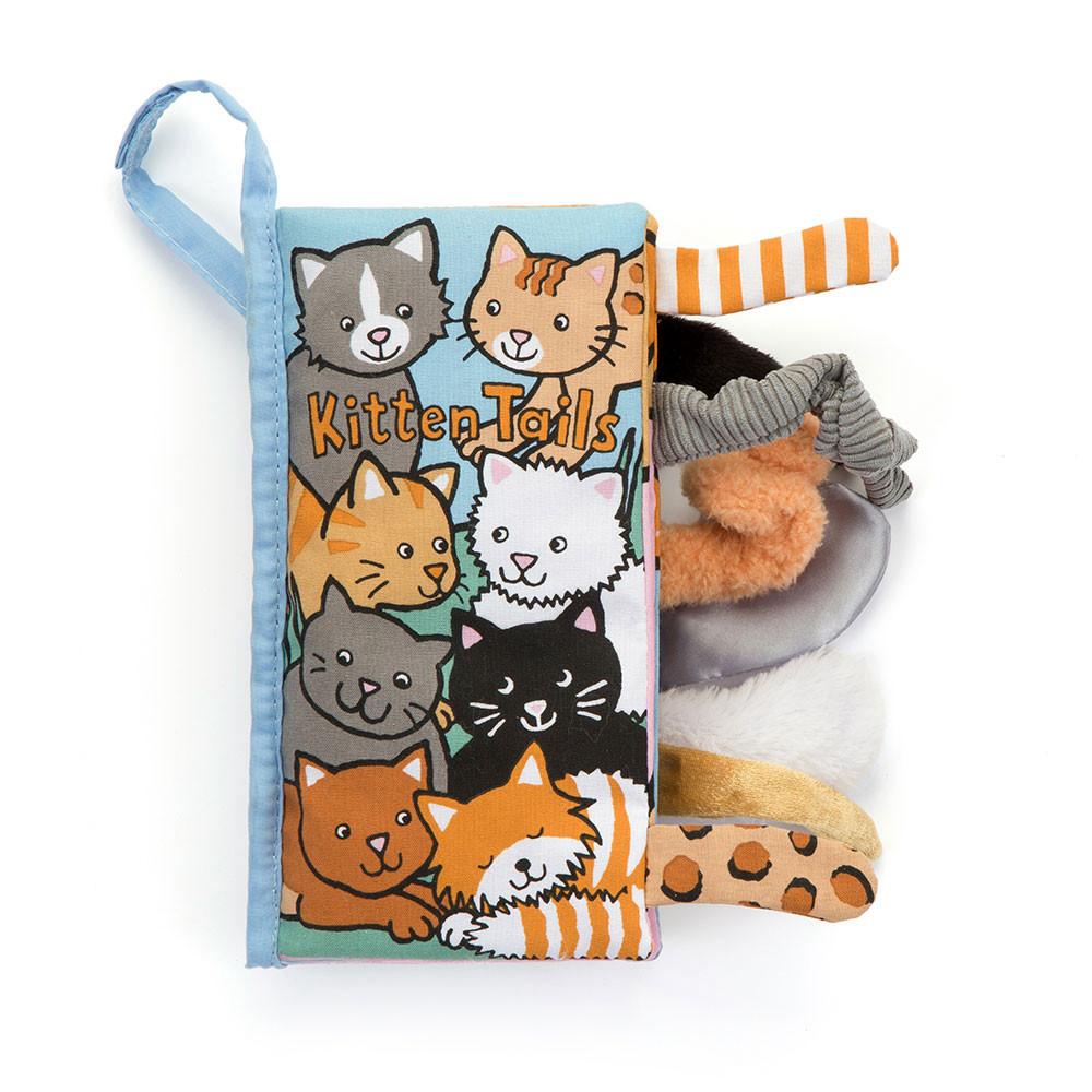 Soft Books Jellycat Kitten Tails Activity Book 22cm x 13cm x 5cm Azules  Ecuador |  DHLOK8451