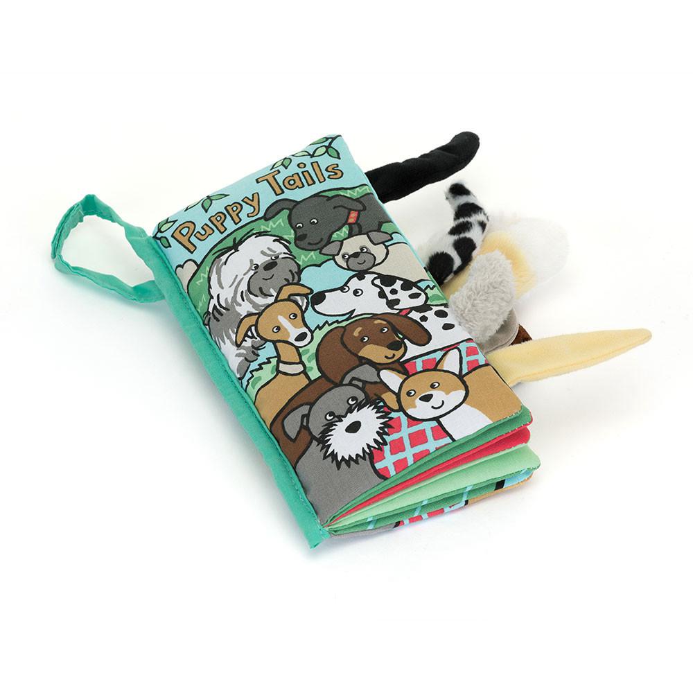 Soft Books Jellycat Puppy Tails Activity Book 22cm x 13cm x 5cm Verde  Ecuador |  ANFJW2487
