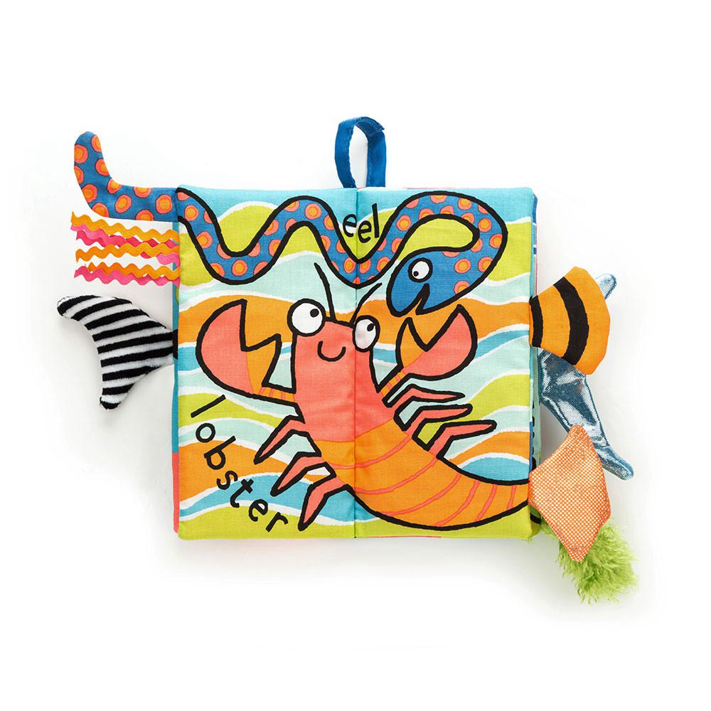 Soft Books Jellycat Sea Tails Book 22cm x 13cm x 5cm Azules  Ecuador |  HWQUE5624