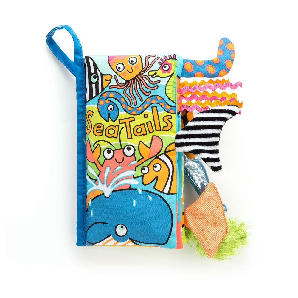 Soft Books Jellycat Sea Tails Book 22cm x 13cm x 5cm Azules  Ecuador |  HWQUE5624
