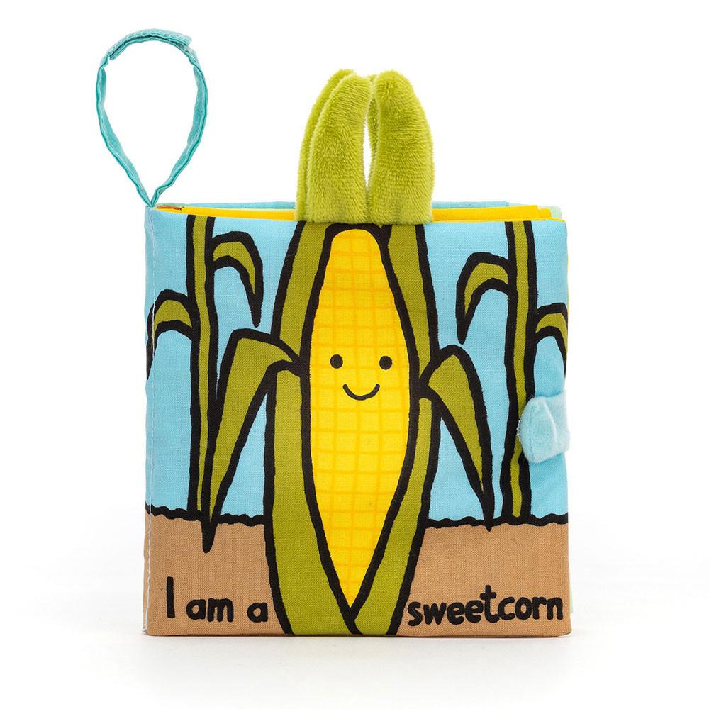 Soft Books Jellycat Sweetcorn Book 15cm x 15cm x 5cm Amarillo  Ecuador |  QRDVE8215