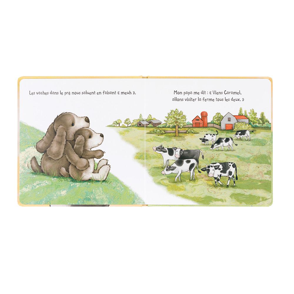 Story Books Jellycat Caramel Le Toutou Timide Et Son Papa Livre 21cm x 21cm x 2cm Marrones  Ecuador |  BKZVG4682