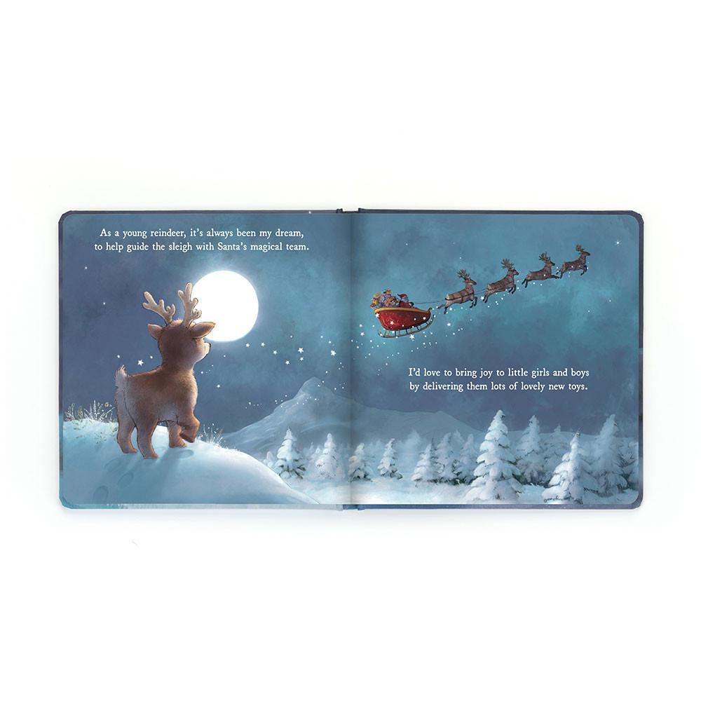 Story Books Jellycat Mitzi Reindeer's Dream Book 21cm x 21cm x 2cm Azules  Ecuador |  GHQJY8394