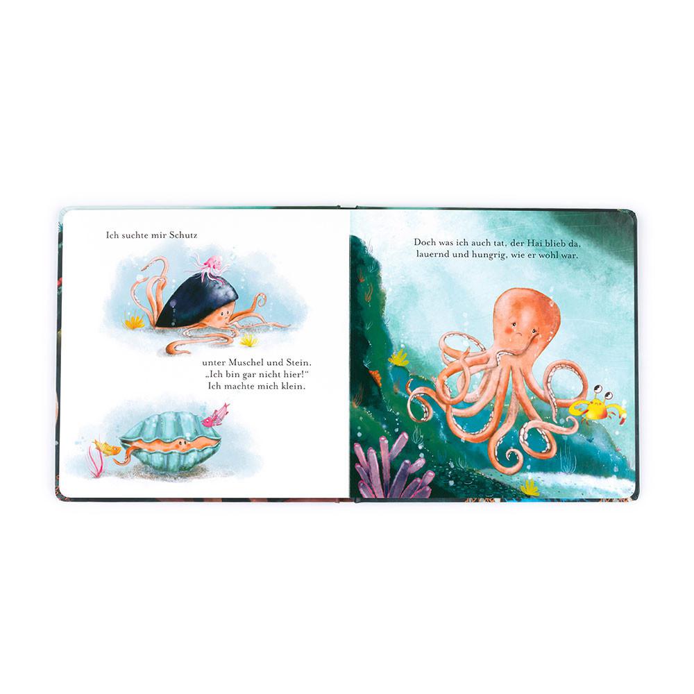 Story Books Jellycat Odell, Der Furchtlose Oktopus Buch 23cm x 23cm x 2cm Naranjas  Ecuador |  ZYMCT6078