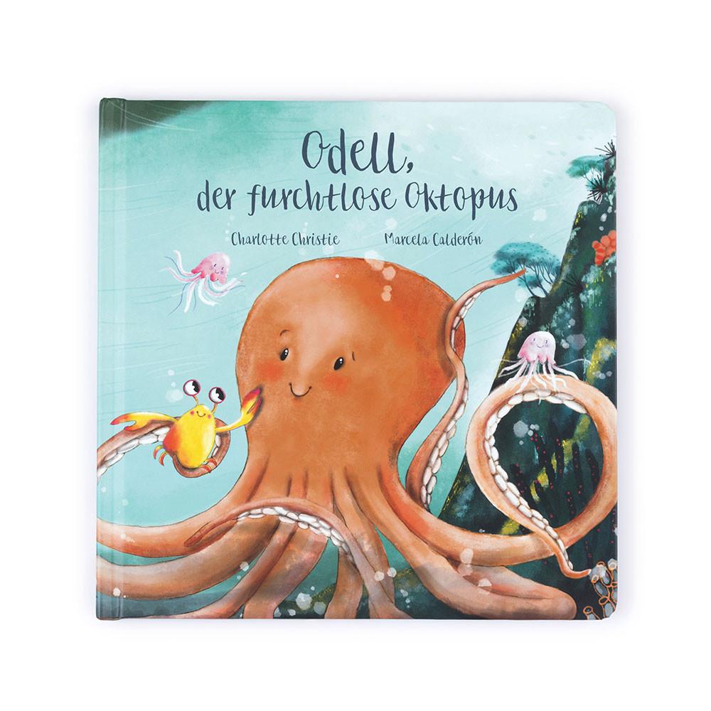 Story Books Jellycat Odell, Der Furchtlose Oktopus Buch 23cm x 23cm x 2cm Naranjas  Ecuador |  ZYMCT6078