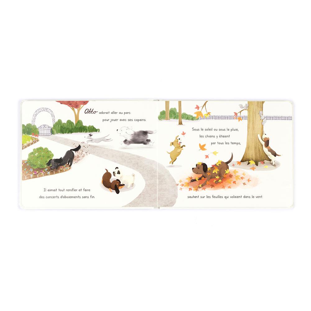 Story Books Jellycat Otto Le Petit Chien Saucisse Livre 18cm x 23cm x 2cm Blancas  Ecuador |  BOMKT0456