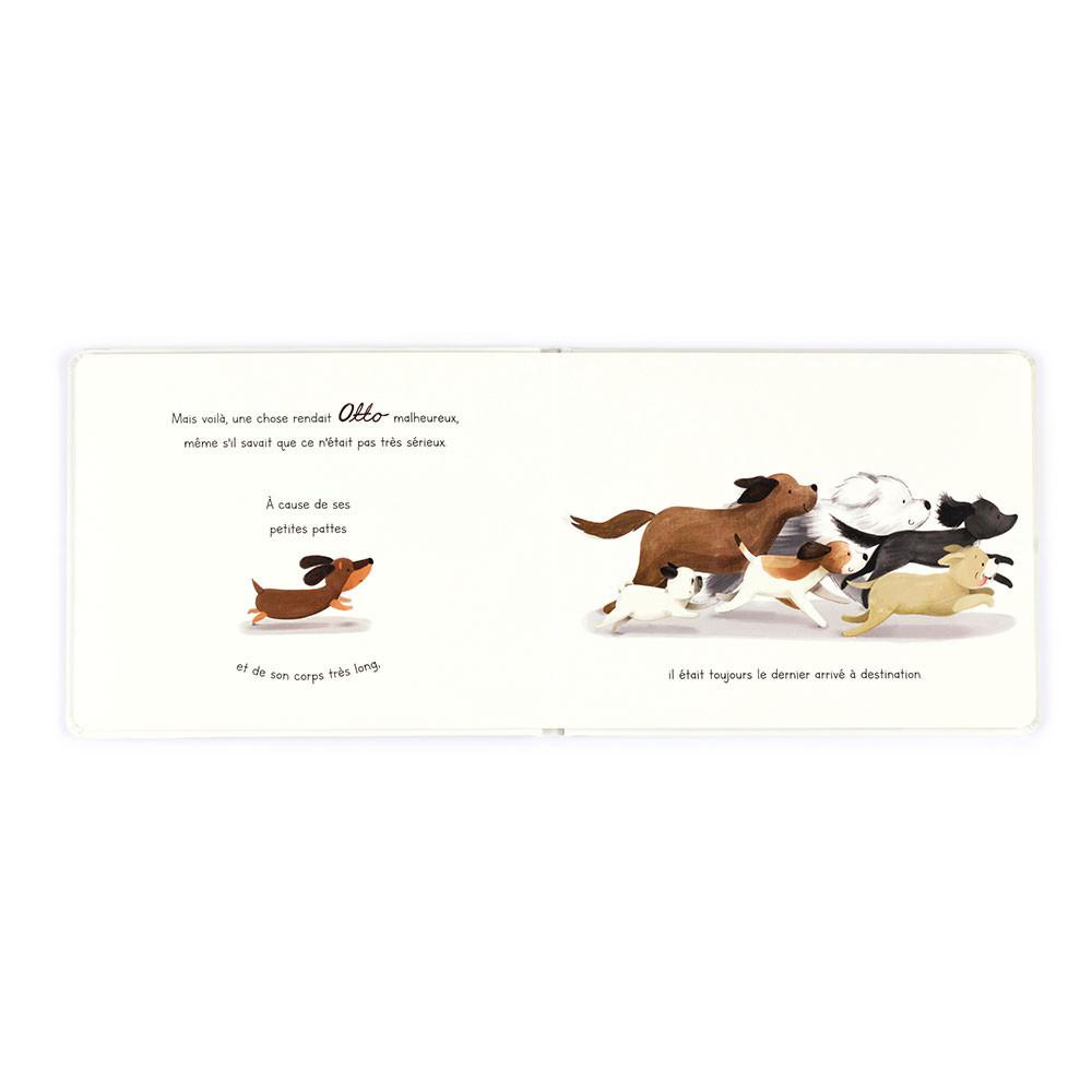 Story Books Jellycat Otto Le Petit Chien Saucisse Livre 18cm x 23cm x 2cm Blancas  Ecuador |  BOMKT0456