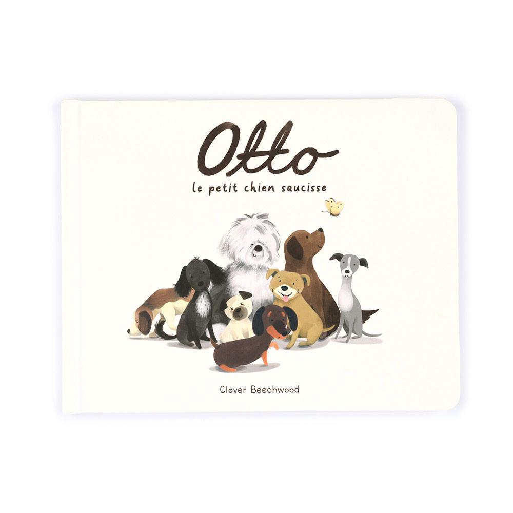 Story Books Jellycat Otto Le Petit Chien Saucisse Livre 18cm x 23cm x 2cm Blancas  Ecuador |  BOMKT0456