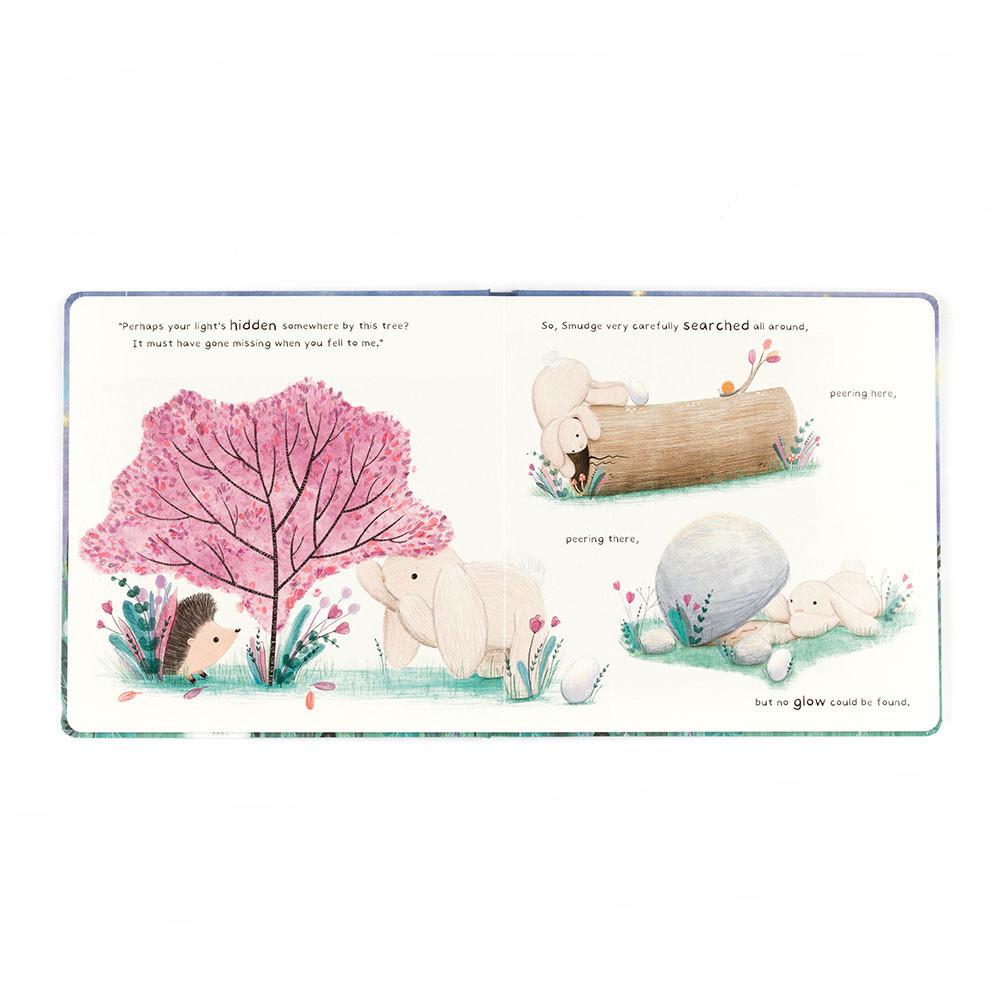 Story Books Jellycat Smudge Rabbit and the Falling Star Book 23cm x 23cm x 2cm Beige  Ecuador |  KYHED5362