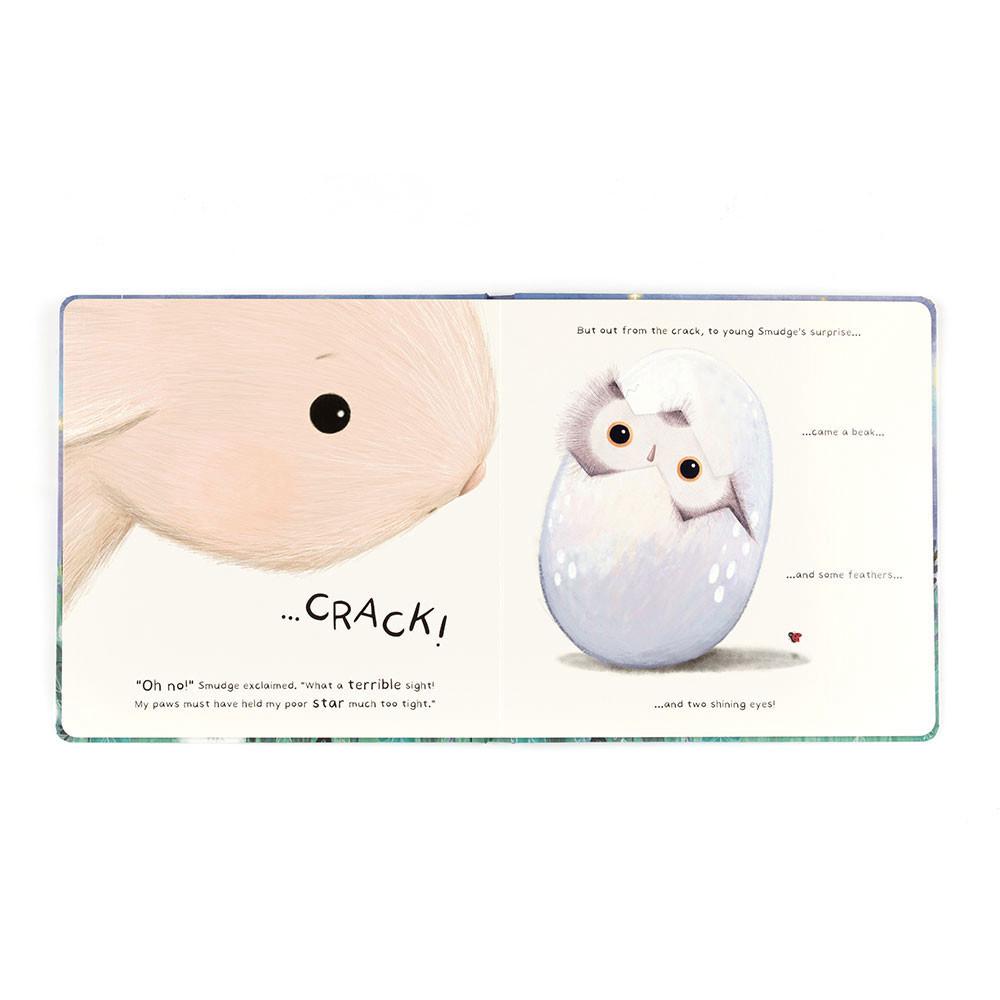 Story Books Jellycat Smudge Rabbit and the Falling Star Book 23cm x 23cm x 2cm Beige  Ecuador |  KYHED5362