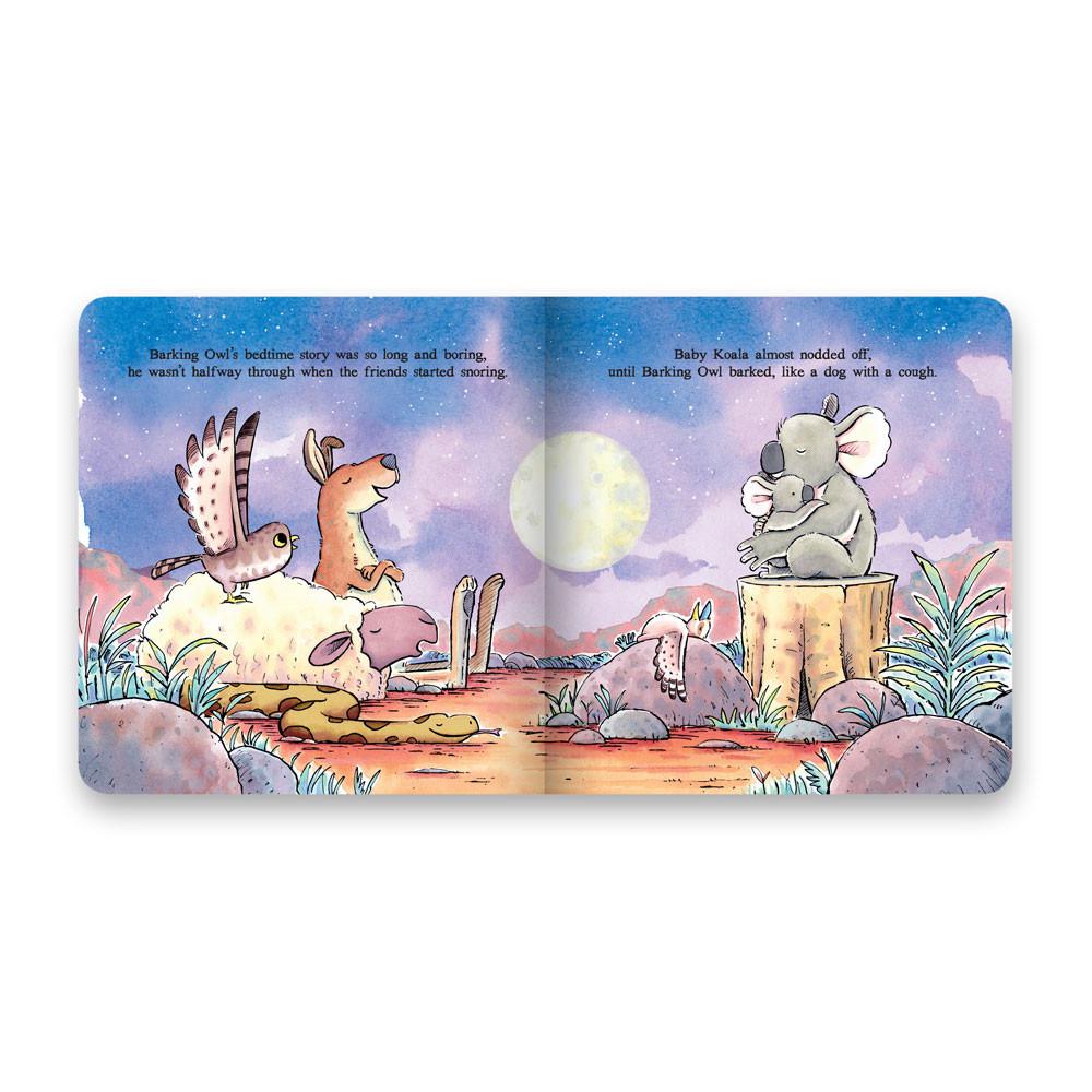 Story Books Jellycat The Koala Who Couldn't Sleep Book 21cm x 21cm x 2cm Gris  Ecuador |  EVJAS1503