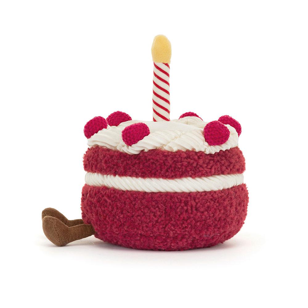 Valentine's Day Jellycat Amuseables Cheri Cake 12cm x 13cm x 12cm Rojas  Ecuador |  BKJEL9368