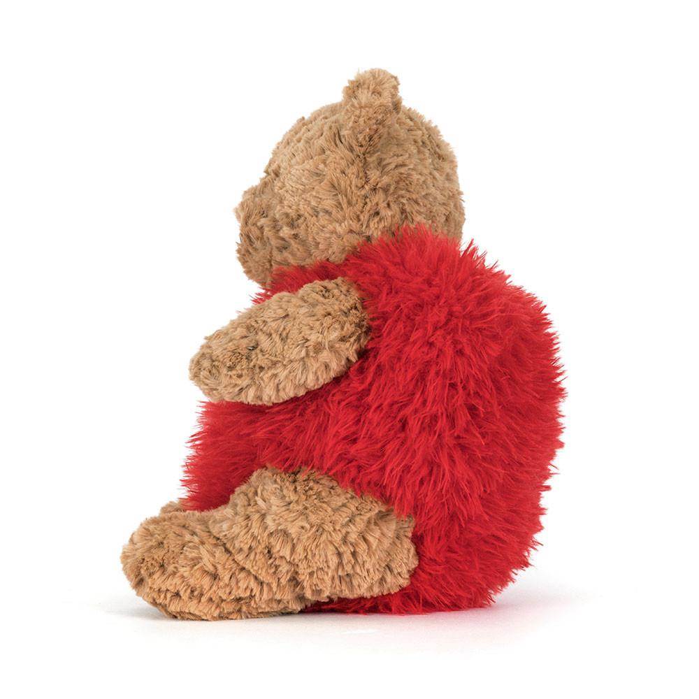 Valentine's Day Jellycat Bartholomew Bear 'Heartthrob' 26cm x 12cm x 8cm Marrones  Ecuador |  YAHMD2140
