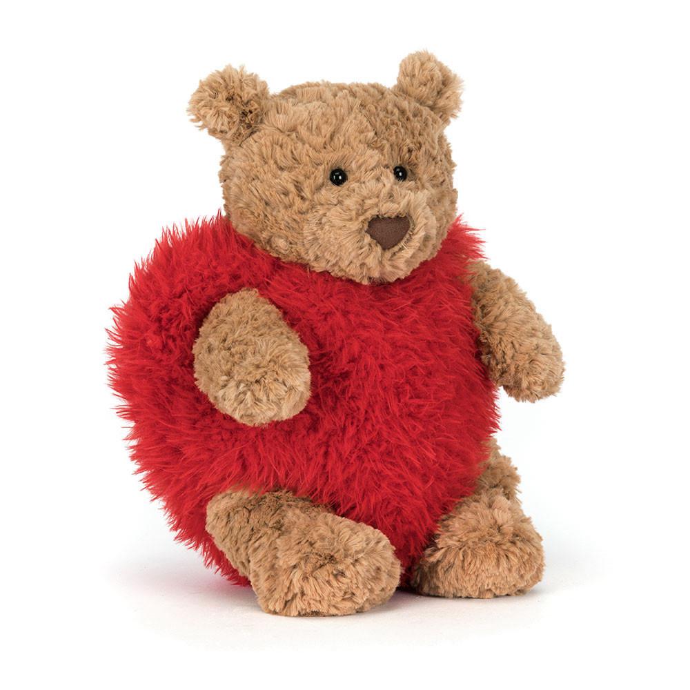 Valentine\'s Day Jellycat Bartholomew Bear \'Heartthrob\' 26cm x 12cm x 8cm Marrones  Ecuador |  YAHMD2140