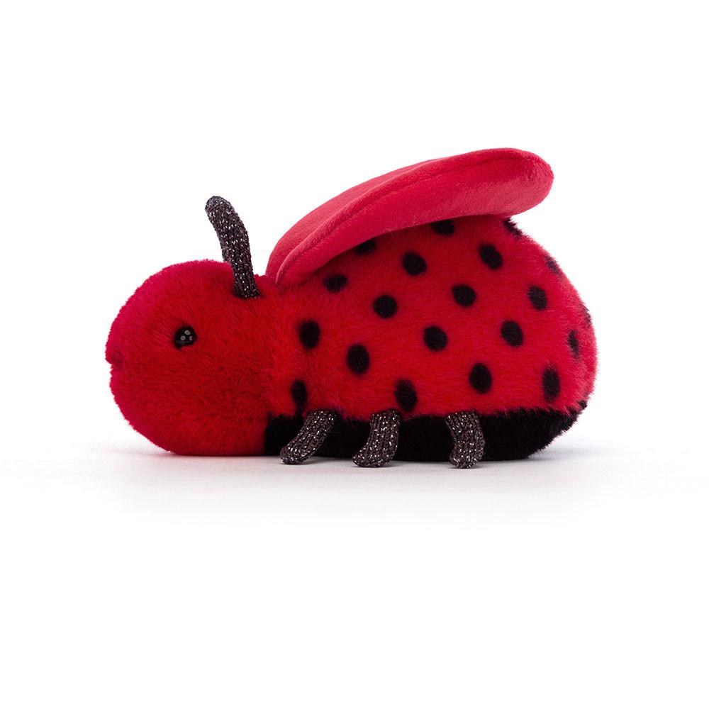 Valentine's Day Jellycat Loulou Love Bug 6cm x 8cm x 13cm Rojas  Ecuador |  TFRGW7138