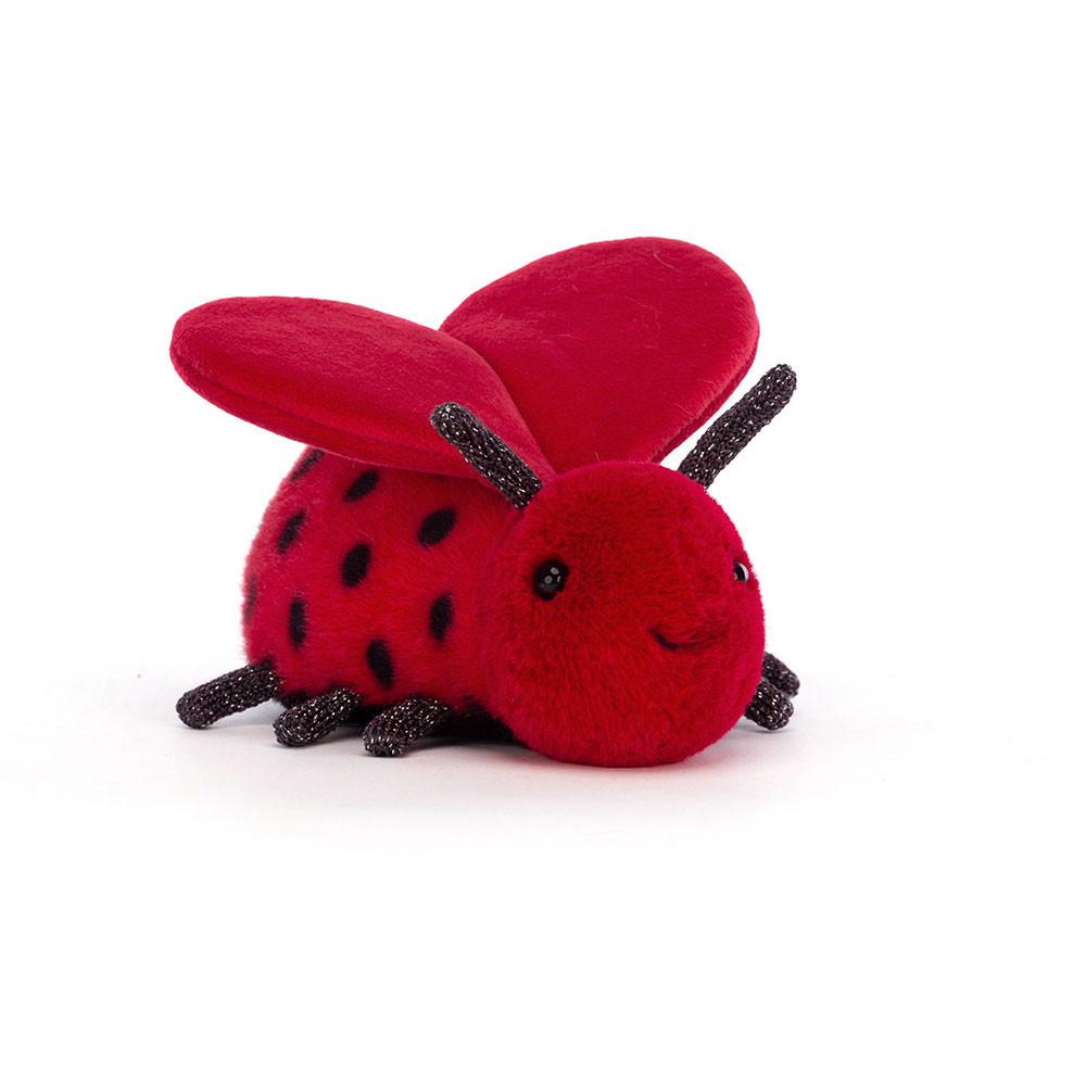 Valentine\'s Day Jellycat Loulou Love Bug 6cm x 8cm x 13cm Rojas  Ecuador |  TFRGW7138