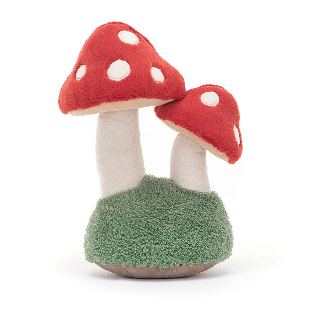Woodland Jellycat Amuseables Pair of Toadstools 25cm x 13cm x 11cm Rojas  Ecuador |  MRWZT5237