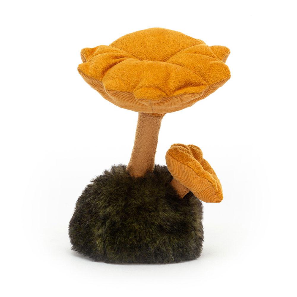 Woodland Jellycat Amuseables Wild Nature Chanterelle Mushroom 16cm x 9cm x 9cm Amarillo  Ecuador |  HNOMD0712