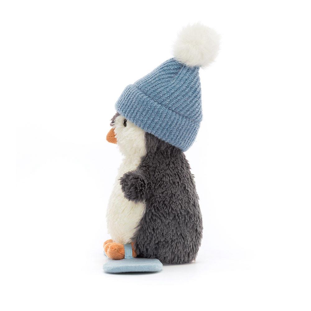 Ártico Y Antártida Jellycat Peanut Penguin Snowboarding 12cm x 18cm x 4cm Negras  Ecuador |  NYRFX6172